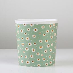 Кашпо для цветов «Ромашки», 1.6 л, d=14 см, h=14 см, пластиковое