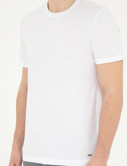 Beyaz Slim Fit Ti__rt