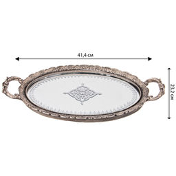 ПОДНОС ДЕКОРАТИВНЫЙ КОЛЛЕКЦИЯ РОКОКО, 41,4*23,2*3,5CM - Lefard фото 3
