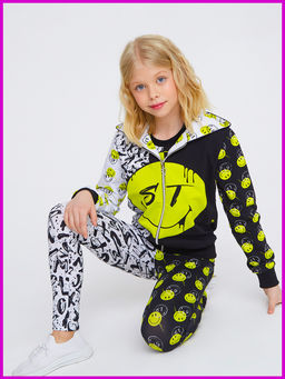 Толстовка "Smile",лимонный