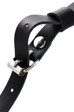 Маска Штучки-дрючки Кошка, кожа, черная  фото 7