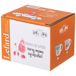 Кружка 355 мл "ПОЗИТИВ" фарфор арт. 260-815