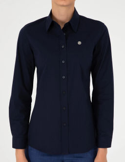 Lacivert Slim Fit Uzun Kollu G_mlek - Pierre cardin фото 6