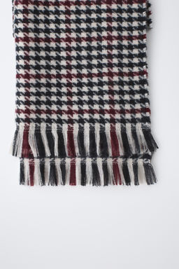 HOUNDSTOOTH SOFT-TOUCH SCARF - Zara фото 3