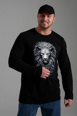 8546 Футболка с длинным рукавом мужская