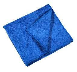 Салфетка из микрофибры 35*35см 250гр/м2 Синяя