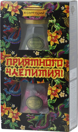 Конфуций. Набор Чайная пара. Золотая Азия 120 гр. карт.упаковка