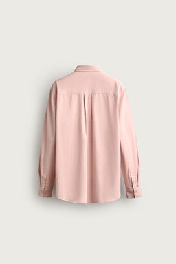 CAMISA RELAXED FIT BOLSILLOS / Rosa claro - Zara фото 8
