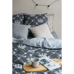 Постельное бельё Этель 1.5 сп Crown 143х215 см, 150х214 см, 70х70 см -2 шт, бязь фото 14