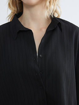 ?izgili Oversize Kad?n G?mlek