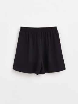 CONTE LS 1596 Шорты с боковыми карманами из фактурной вискозы Desperate black black