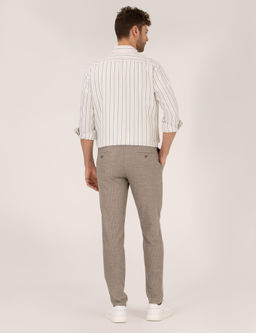 A__k Kahverengi Ex. Slim Fit Kuma_ Pantolon - Pierre cardin фото 4
