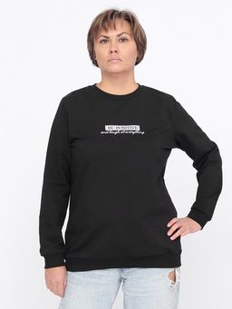 CRB wear/FWMW 60222-22 Джемпер женский,черный/Ex.Cherubino