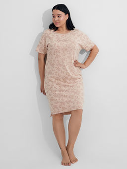 Сорочка ночная женская бежевая - Mark formelle фото 5