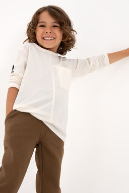 Erkek _ocuk _nci Bisiklet Yaka Sweatshirt Sepette S_rpriz _ndirim - U.s. polo assn фото 5