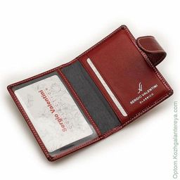 Женская кожаная визитница Sergio Valentini СВ 8134-010  фото 7