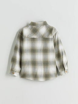 Uzun Kollu Ekose Erkek ?ocuk G?mlek