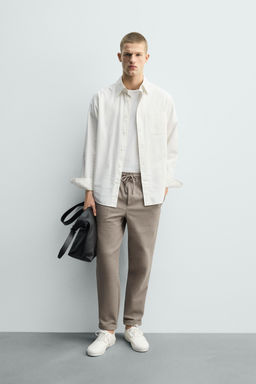 PANTAL?N CINTURA JOGGER EASY CARE / Tostado vigor? - Zara фото 12