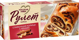 Рулет сдобный сливочная корица с кешью 250 г