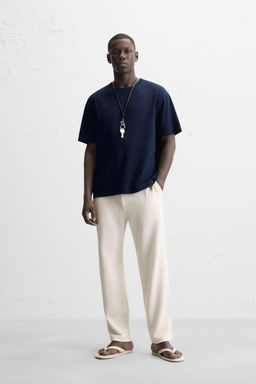 TEXTURED CHINO TROUSERS - Zara фото 10