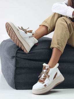 Ботинки EDART 229.windy be. белый коричневый/мех - Ed'art фото 9