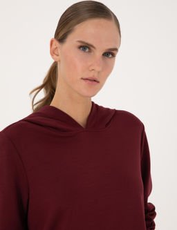 Свитшот Pierre Cardin Oversize вишневый
