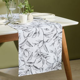 Цена за 2 шт. Дорожка Доляна Plant leaves, 40?146 см, 100% хлопок, рогожка 164 г/м?