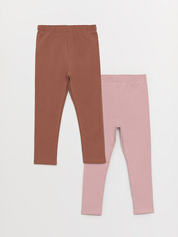 Beli Lastikli Basic K?z Bebek Tayt 2li