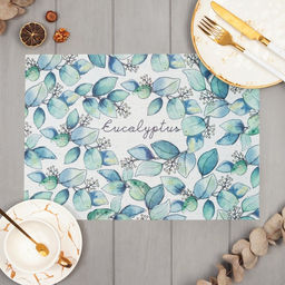 Салфетка на стол Доляна Eucalyptus ПВХ 40*29см