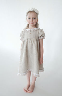 Платье для девочки Л19-3 Летти клетка