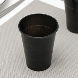 Цена за 100 шт. Стакан одноразовый пластиковый Мопс, 200 мл, цвет чёрный - Simaland фото 3