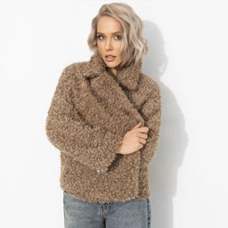 Розыгрыш. Полупальто из экомеха, Слишком заметна (oversize, 50-56)