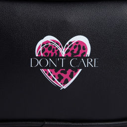 Сумка детская Don't care, иск. кожа, на ремешке, черная, 18х11х6 см - NAZAMOK KIDS фото 11