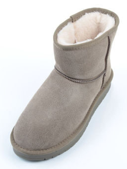04-PF5854-6 KHAKI Угги женские (натуральная замша, 100% шерсть)
