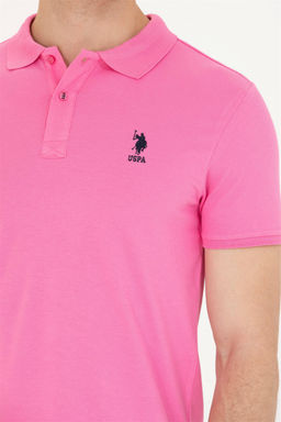 Мужская розовая базовая футболка - U.s. polo assn фото 14