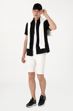 Erkek Siyah K_sa Kollu G_mlek Sepette S_rpriz _ndirim - U.s. polo assn фото 5