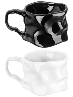 Набор 2 кружек 300 мл 13*10*7,5 см Кофе, белый и черный - Elan gallery фото 4