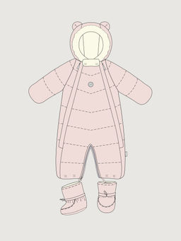 Комбинезон 8з0126 пудра