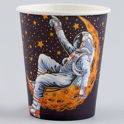 Стаканы бумажные Космонавт, 6 шт.