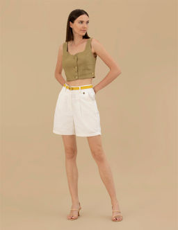 Ye_il Crop Top Bluz - Pierre cardin фото 4