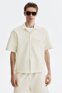 Camisa resort gofrada Relaxed Fit - H&m фото 8