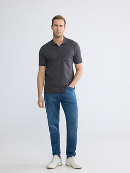 Polo Yaka Penye Erkek Ti??rt