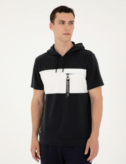 Siyah Regular Fit Sweatshirt - Pierre cardin фото 3
