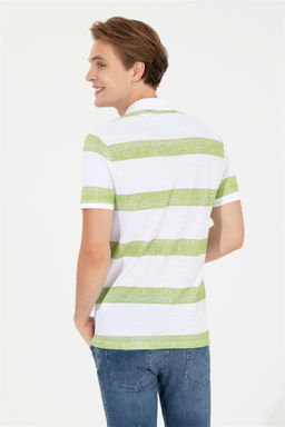 U. S. Polo Assn Мужская футболка Apple Green с воротником-поло - U.s. polo assn фото 11
