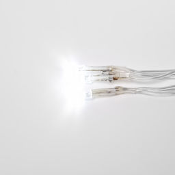 ULD-N1515-96/TTK WHITE IP44 Сетка светодиодная с эффектом мерцания, 1,5х1,5м. Соединяемая. 96 светодиодов. Белый свет. Провод прозрачный. TM Uniel