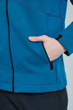 Толстовка на молнии с капюшоном Синий - Anta фото 14