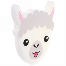 Цена за 3 шт. Губка для тела поролоновая детская фигурная "Sweet kids - Лама Молли", 15*19 см (ZIP пакет)