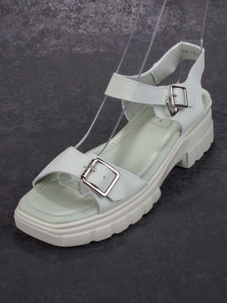 08-PEXL130-3 LT.GREEN Босоножки женские (натуральная кожа) - No name фото 3