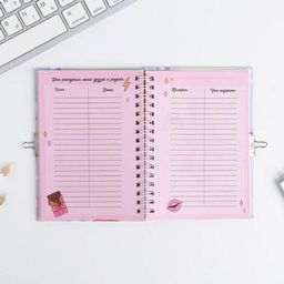 Анкета в твердой обложке на замочке А6 40 л Моя анкета - Artfox фото 9