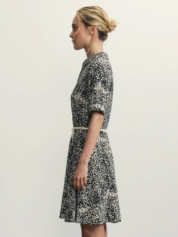 Платье мини с поясом / Zarina  фото 4